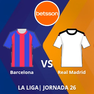 Betsson Argentina: Barcelona vs Real Madrid (19 de marzo) | Jornada 26 | Apuestas deportivas en La Liga