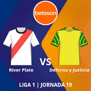 Betsson Argentina: River Plate vs Defensa y Justicia (3 de junio) | Jornada 19 | Apuestas deportivas en Primera División de Argentina