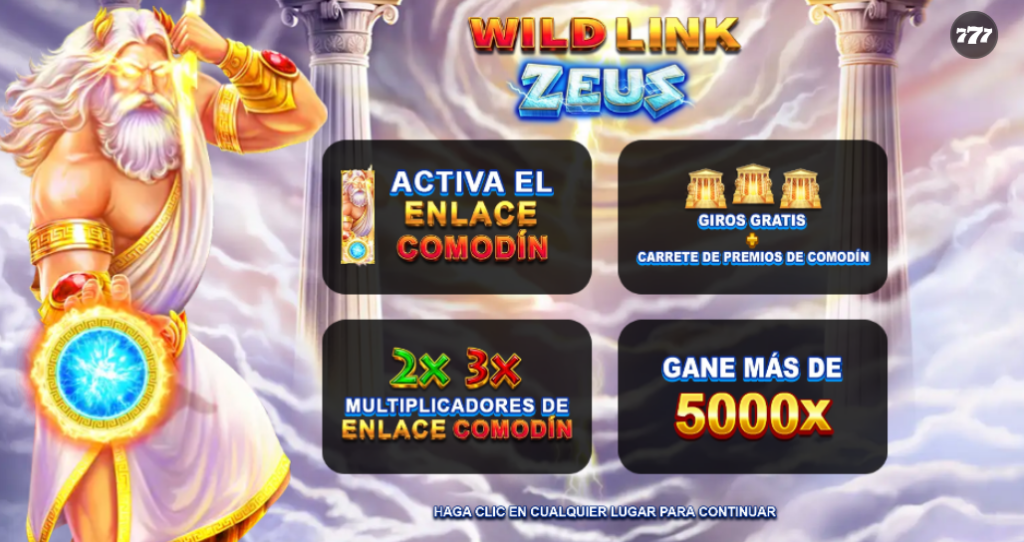 Interfaz de Wild Link Zeus