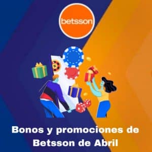 Bonos y promociones de Abril en Betsson casino online