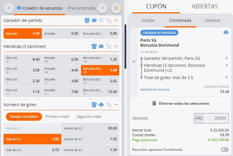 Betsson Creador de Apuestas