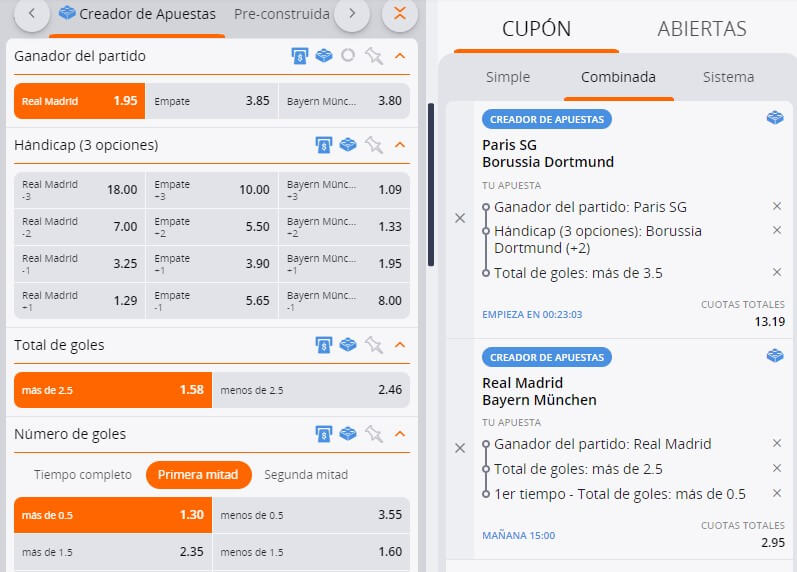 Betsson Creador de Apuestas