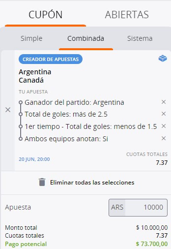 Betsson Argentina Creador de Apuestas