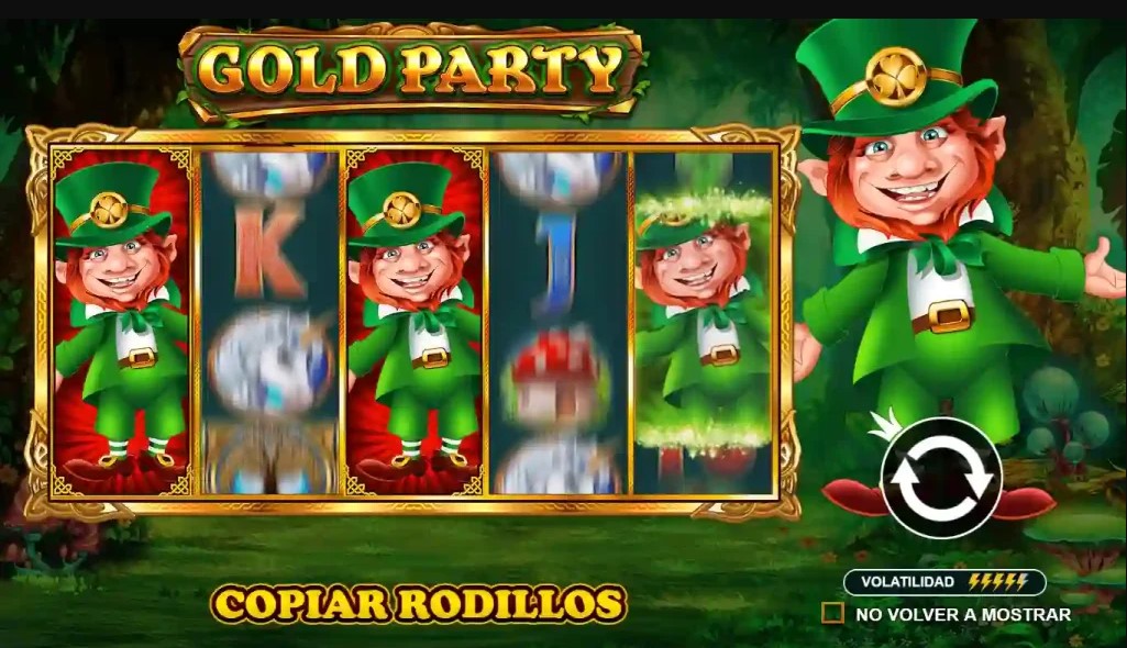 Juego en curso de Gold Party