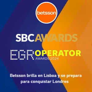 Betsson brilla en Lisboa y se prepara para conquistar los EGR Operator Awards en Londres