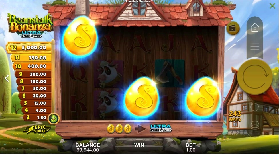 Ultra Link Win en Beanstalk Bonanza