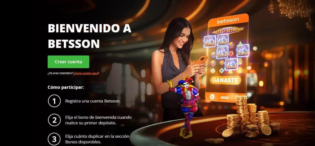 Bono de bienvenida de Betsson casino